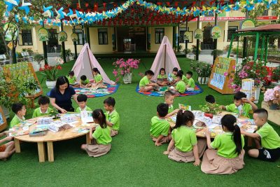 Một số hoạt trải nghiệm chào mừng ngày sách và văn hóa đọc Việt Nam của cô trò trường mầm non Khánh phú!