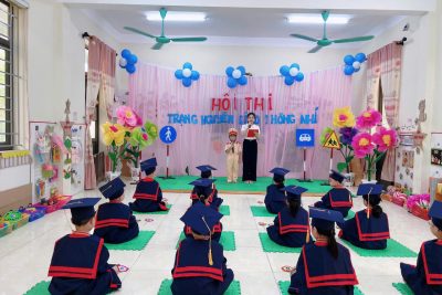 Trường mầm non Khánh Phú thực hiện chương trình” Tôi yêu Việt Nam” và chuyên đề “An toàn giao thông”